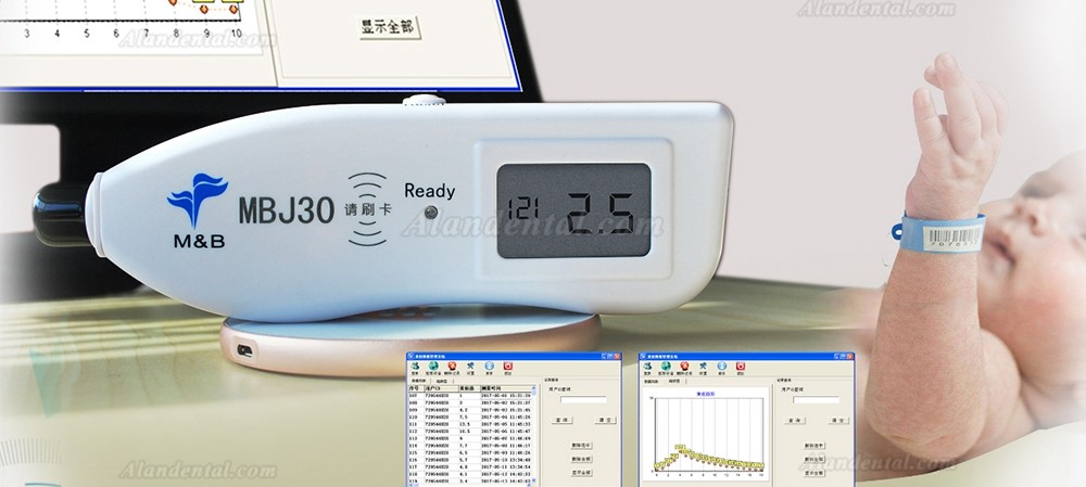 M&B J30 Neonatal Transcutaneous Bilirubin Meter Portable Jaundice Meter Bilirubinometer